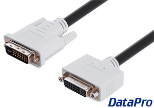 DVI-D Dual Link Panel Mount Extension Cable