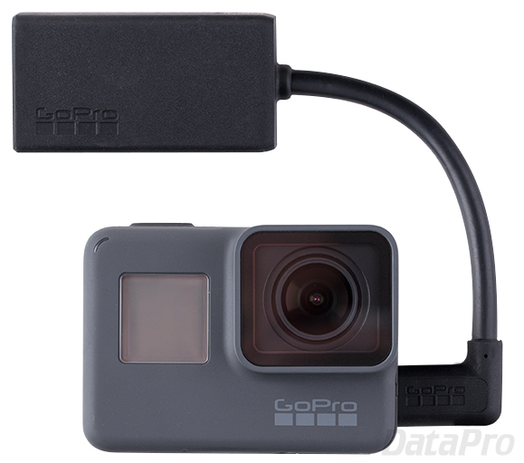 GoPro HERO5 y adaptador de micrófono